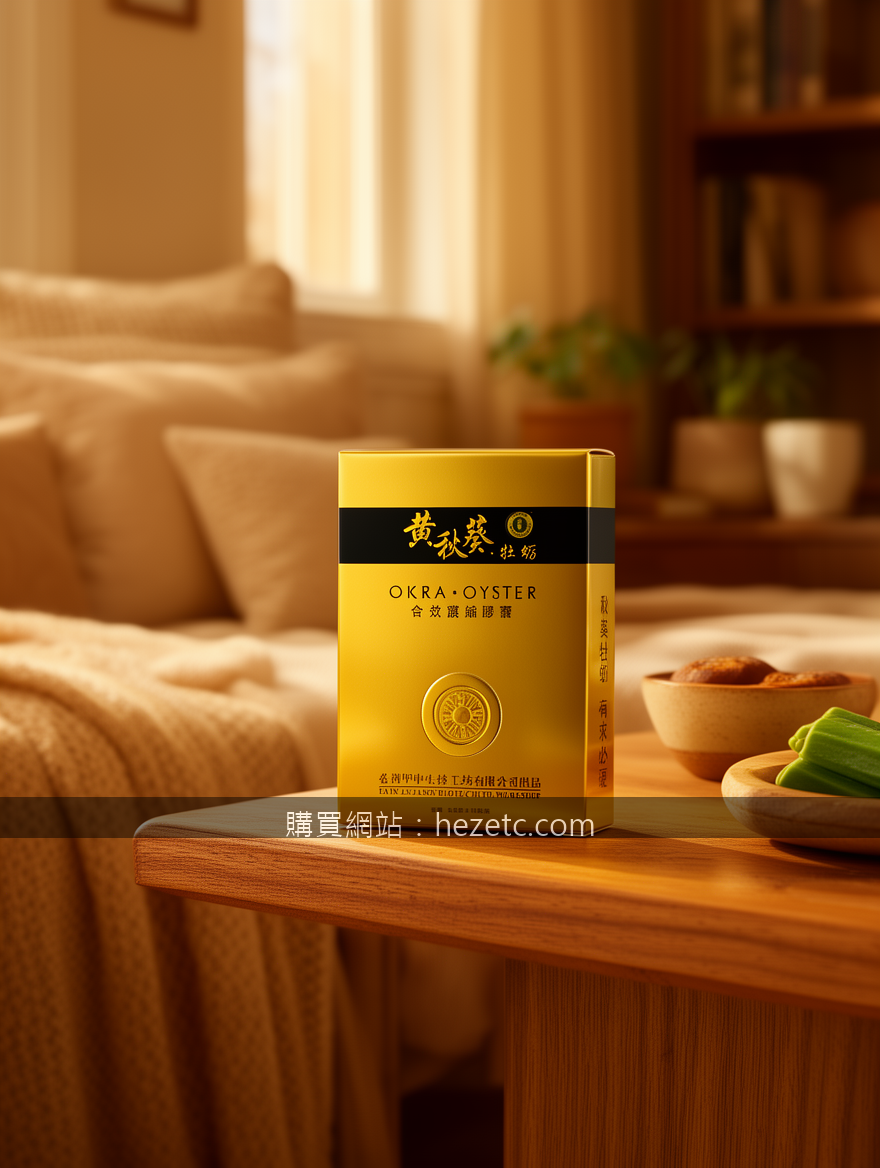 Cozy home lifestyle product photography.
Subject: Place the Okra Oyster Extract