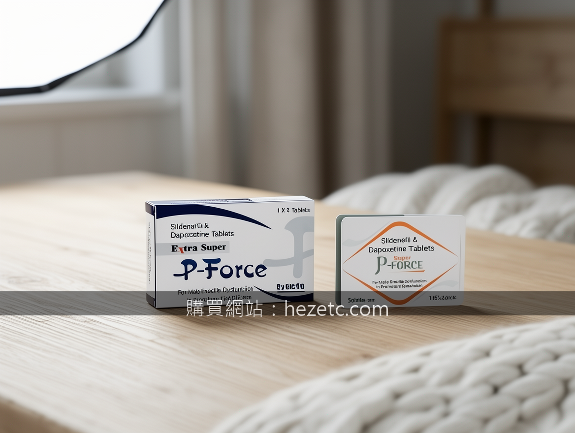 Scandinavian hygge product photography. Photograph the P-Force Sildenafil & Dapo