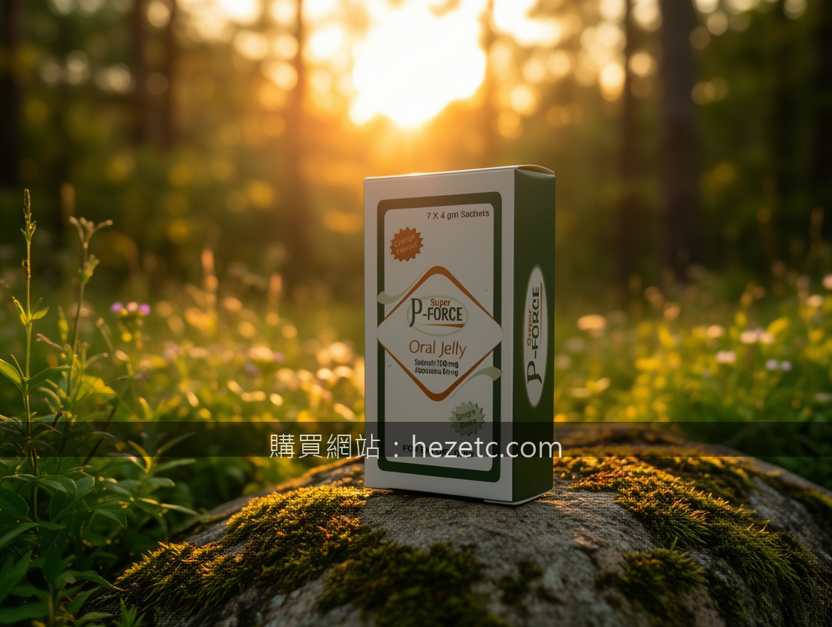 GOLDEN HOUR OUTDOOR with natural bokeh. Place the Super P-FORCE Oral Jelly 100mg